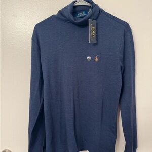 Polo Ralph Lauren Men's Navy Turtleneck Sweater